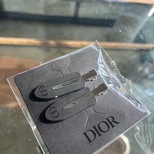 Dior Black Hair Clips
